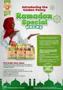 A banner for Golden Penny's Festive Combo Packs, the Ramadan special